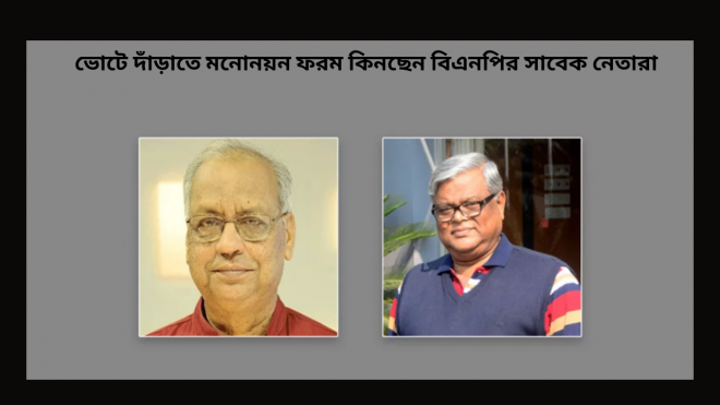 ভোটে দাঁড়াতে মনোনয়ন ফরম কিনছেন বিএনপির সাবেক নেতারা