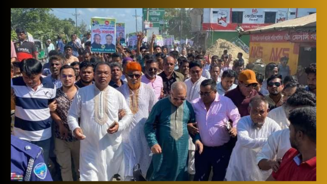 আওয়ামী লীগে কোনো দলছুট নেতার ঠাঁই নেই: সেনবাগে শান্তি সমাবেশে এমপি মোরশেদ