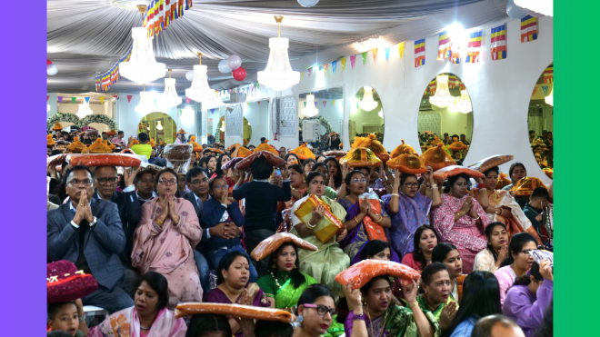 ফ্রান্সে বাংলাদেশী বৌদ্ধ বিহারে কঠিন চীবর দান