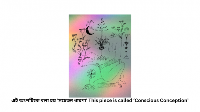 এই অংশটিকে বলা হয় ‘সচেতন ধারণা’ This piece is called ‘Conscious Conception’