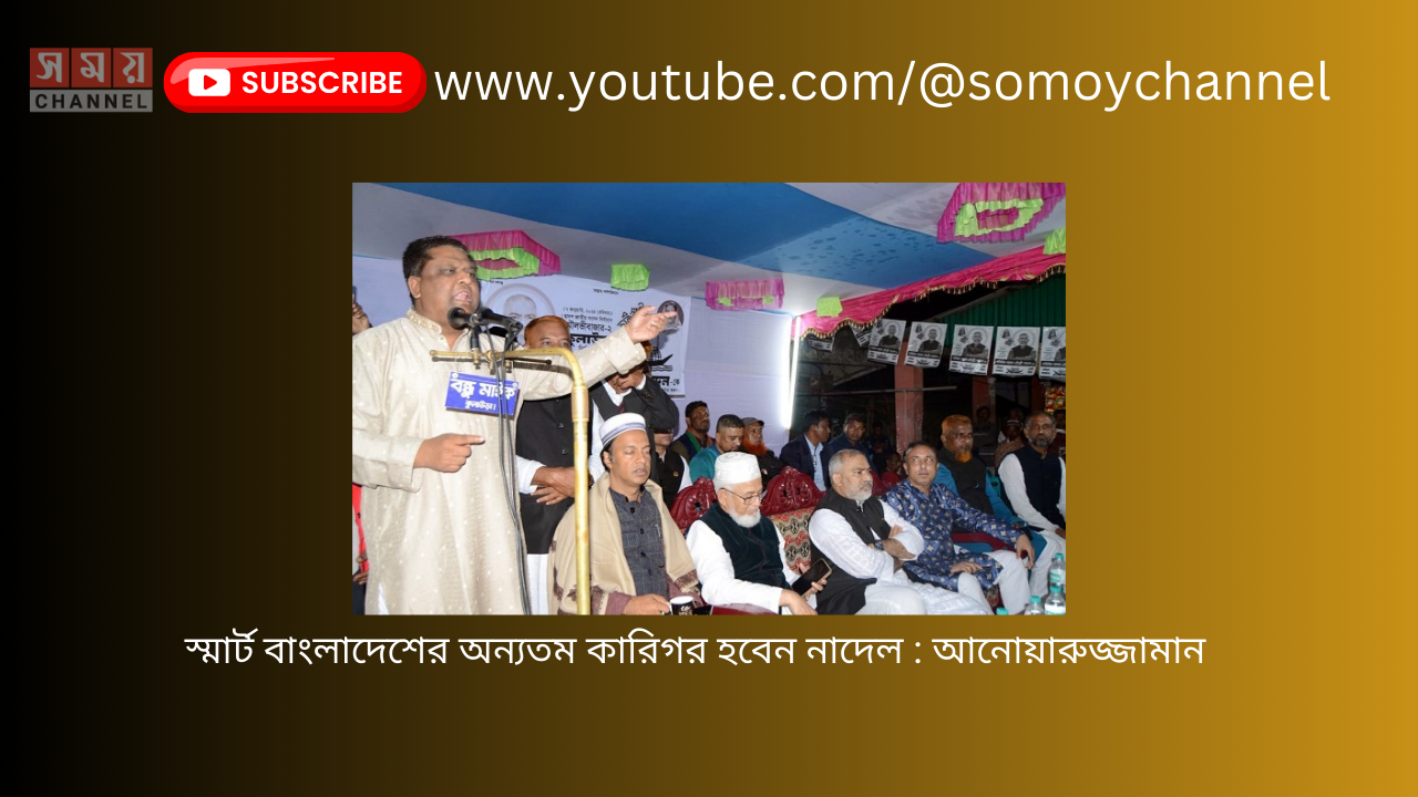 স্মার্ট বাংলাদেশের অন্যতম কারিগর হবেন নাদেল : আনোয়ারুজ্জামান