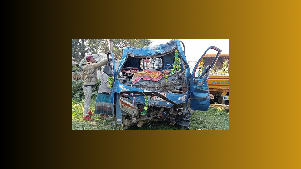 ছাতকে গাছের সাথে পিকআপ ভ্যানের ধাক্কা, তিনজন নিহত