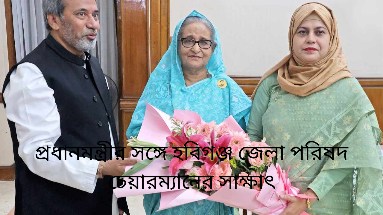 প্রধানমন্ত্রীর সঙ্গে হবিগঞ্জ জেলা পরিষদ চেয়ারম্যানের সাক্ষাৎ